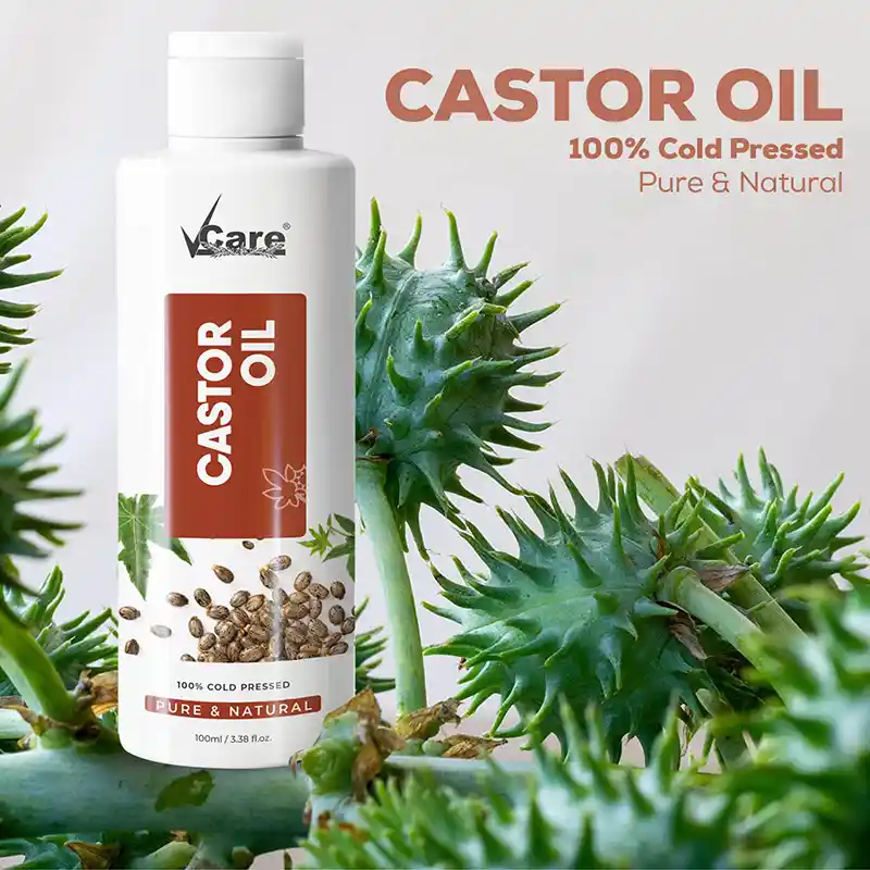 Castor oil for hair growth and castor oil for skin.